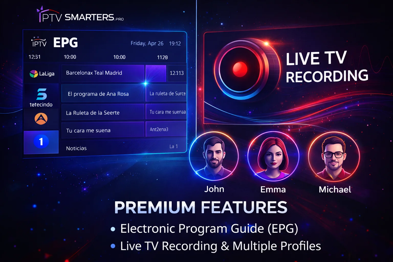 iptv smarters pro suscripcion desbloqueada funciones premium
